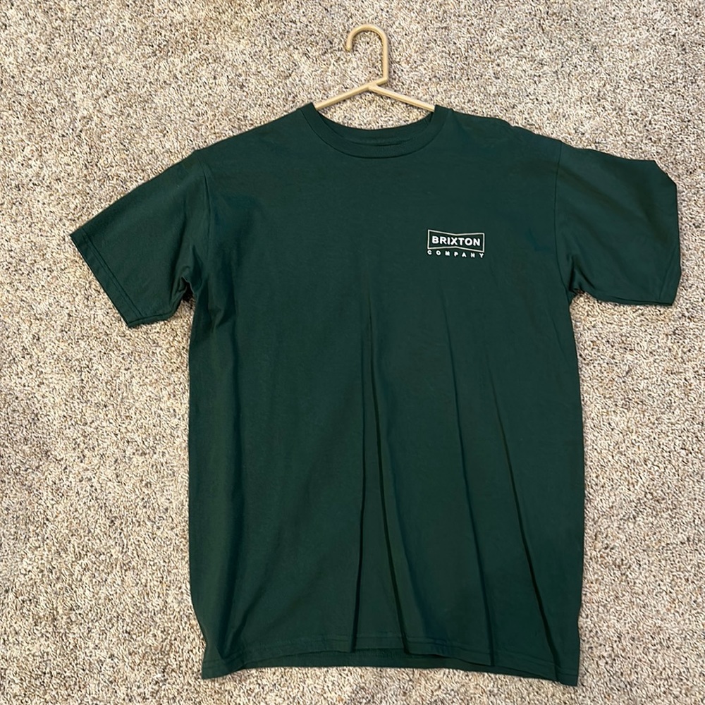 Dark green men’s Large Brixton tee shirt